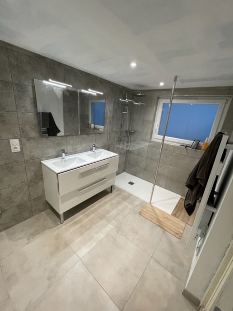 Rénovation complète salle de bain - Vauchelles les Quesnoy 2025