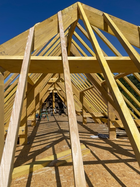 Charpente - juillet 2025 - Ailly le Haut Clocher